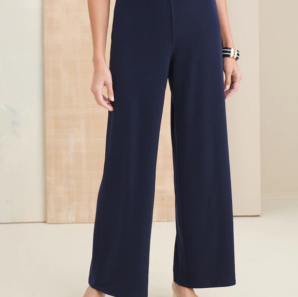 Chico's Pants - Chicos Travelers Nesia Blue  Pants Size 3